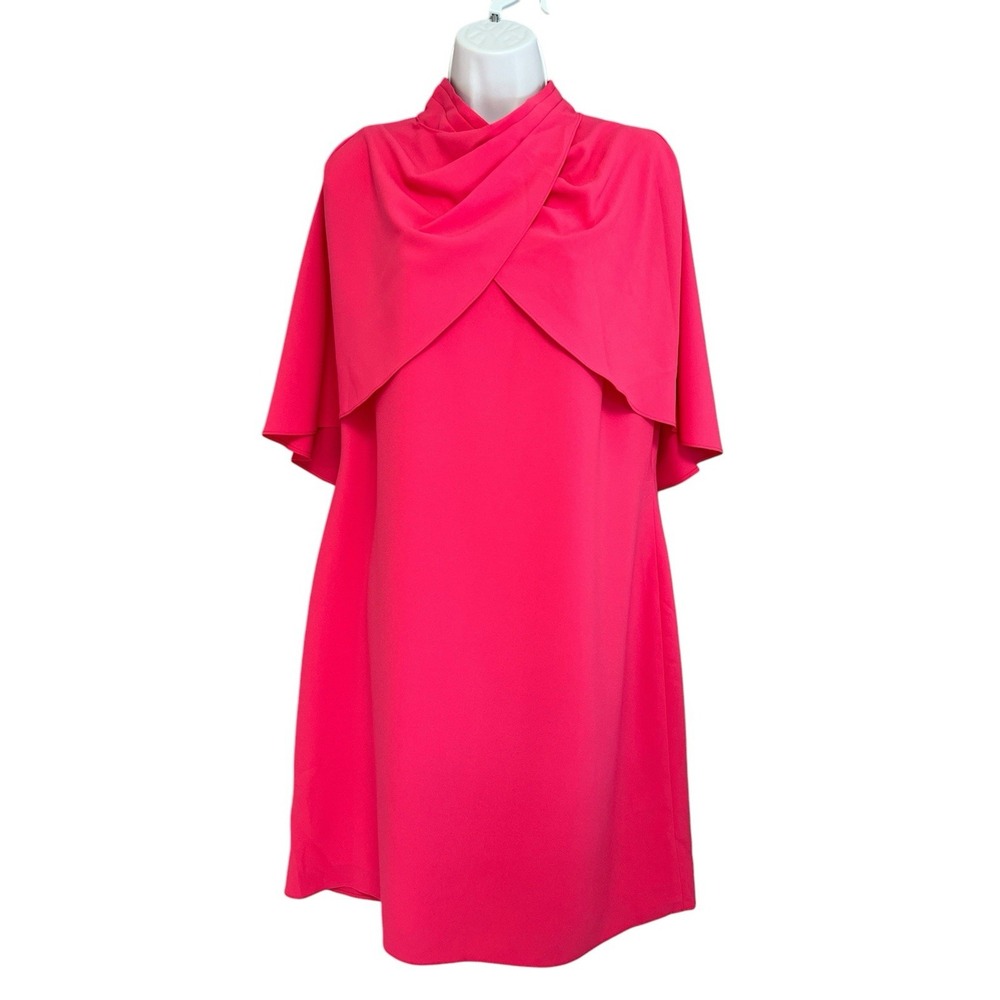 TAHARI ARTHUR S. LEVINE Dress Sz 14 Pink Women's Coquette - Picture 2 of 12